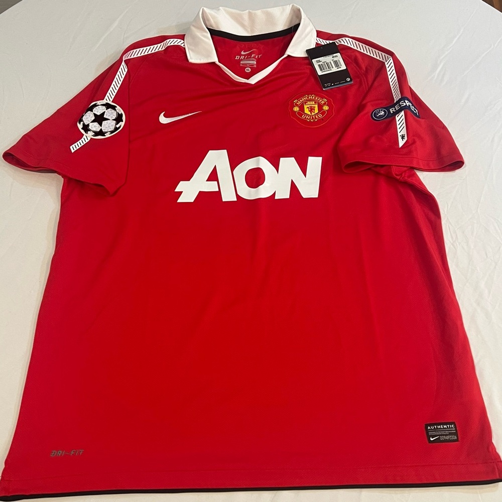 2010/11 Men’s Manchester United Nike Home Jersey BNWT XL Rooney 10